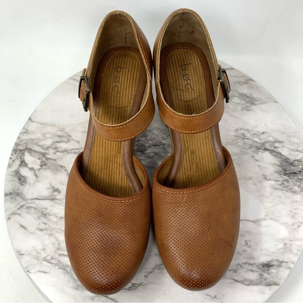 B.O.C. By Born Gia Mary Jane Platform Comfort Clogs 11 Boho Chunky Retro Artsy - Picture 6 of 16